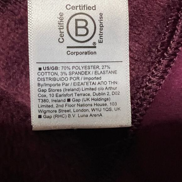 Athleta Cozy Karma Funnel Neck Sweatshirt Womens 1XL Spiced Cabernet Heather - Picture 7 of 8